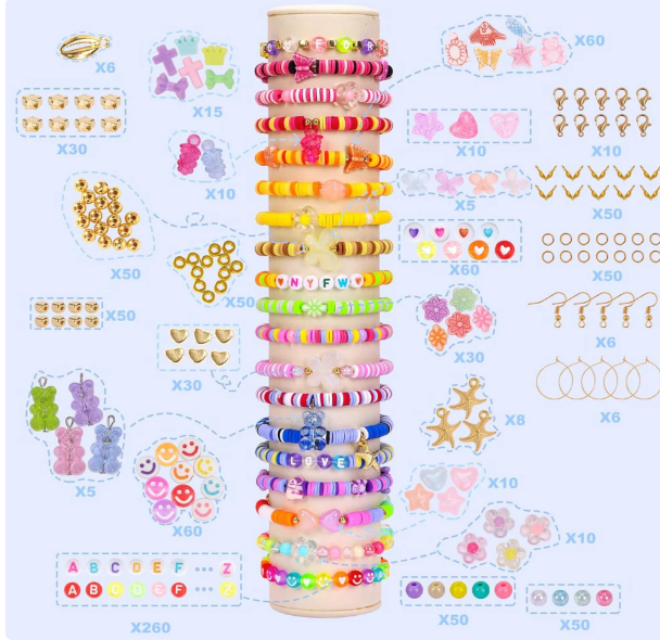 Set de pulseras 6000 piezas