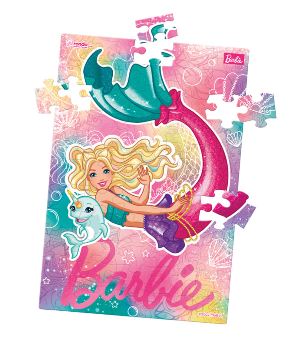 Rompecabezas x 55 Piezas Barbie - La tienda de Mimar