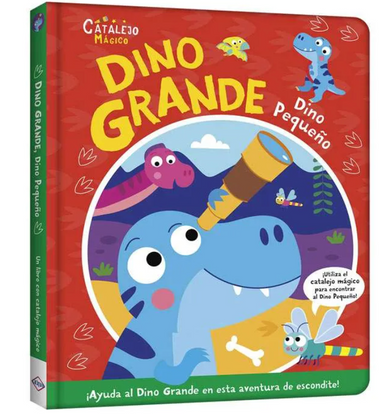 Dino Grande Libro con Linterna - La tienda de Mimar