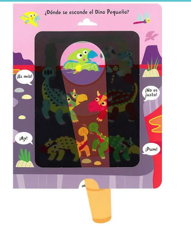 Dino Grande Libro con Linterna - La tienda de Mimar