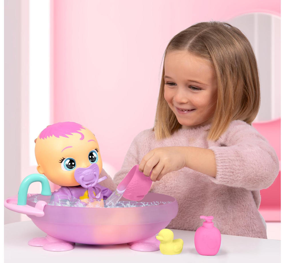 Cry Baby Zoe Mi primer baño- 20 sonidos de bebé