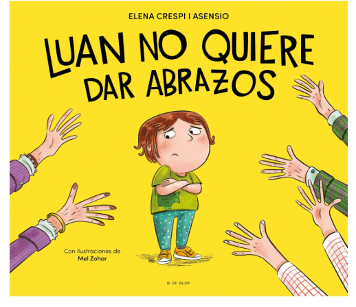 Luan no quiere dar abrazos