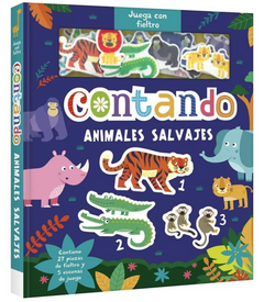 Contando animales Salvajes- Primeras palabras - La tienda de Mimar